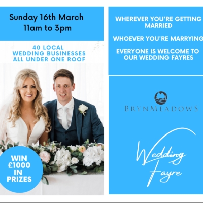 Bryn Meadows Wedding Fayre – Sunday 16th March 2025