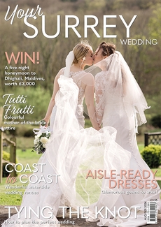 Cover of the August/September 2024 issue of Your Surrey Wedding magazine