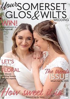 Cover of the December/January 2024/2025 issue of Your Somerset, Glos & Wilts Wedding magazine