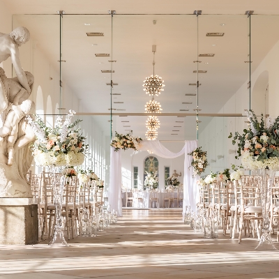 The Orangery is an 18th-century Grade I listed wedding venue
